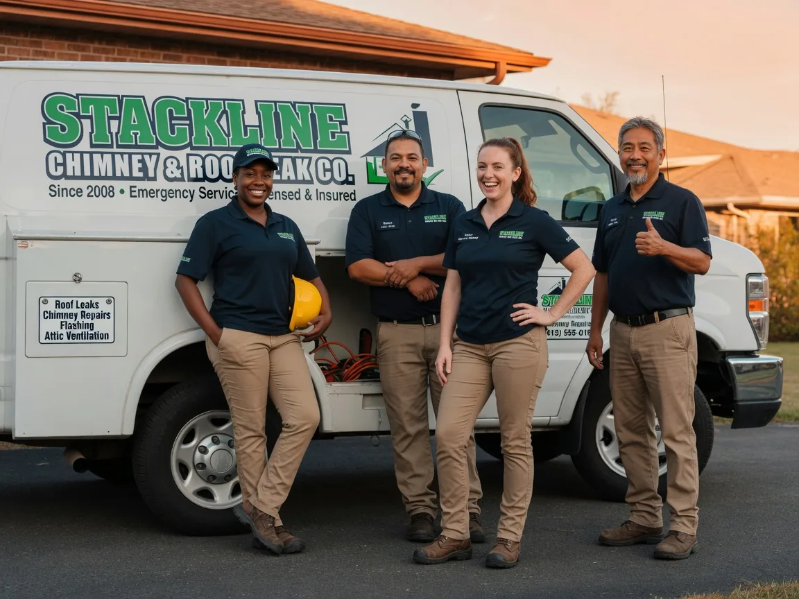 Chimney flashing repair company in Mooreville, MS